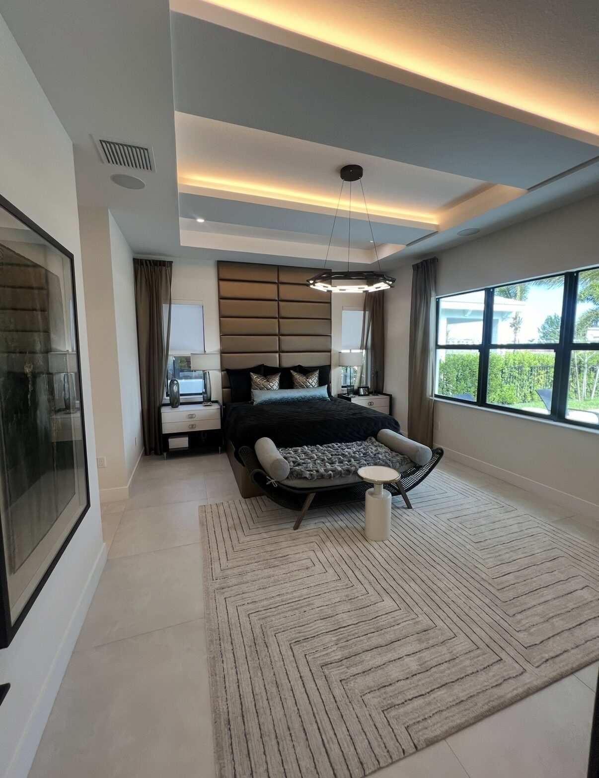 Master bedroom interior design by Pellegrino Building