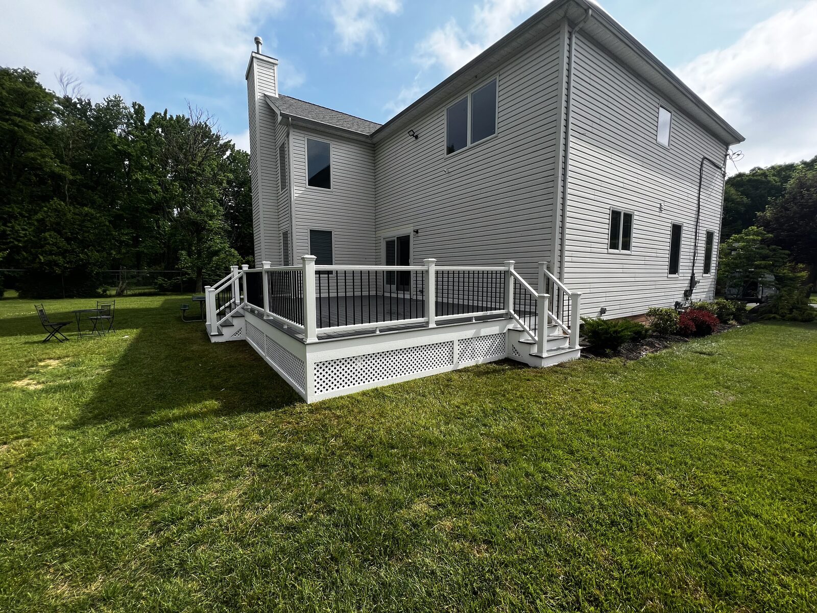 New construction home exterior